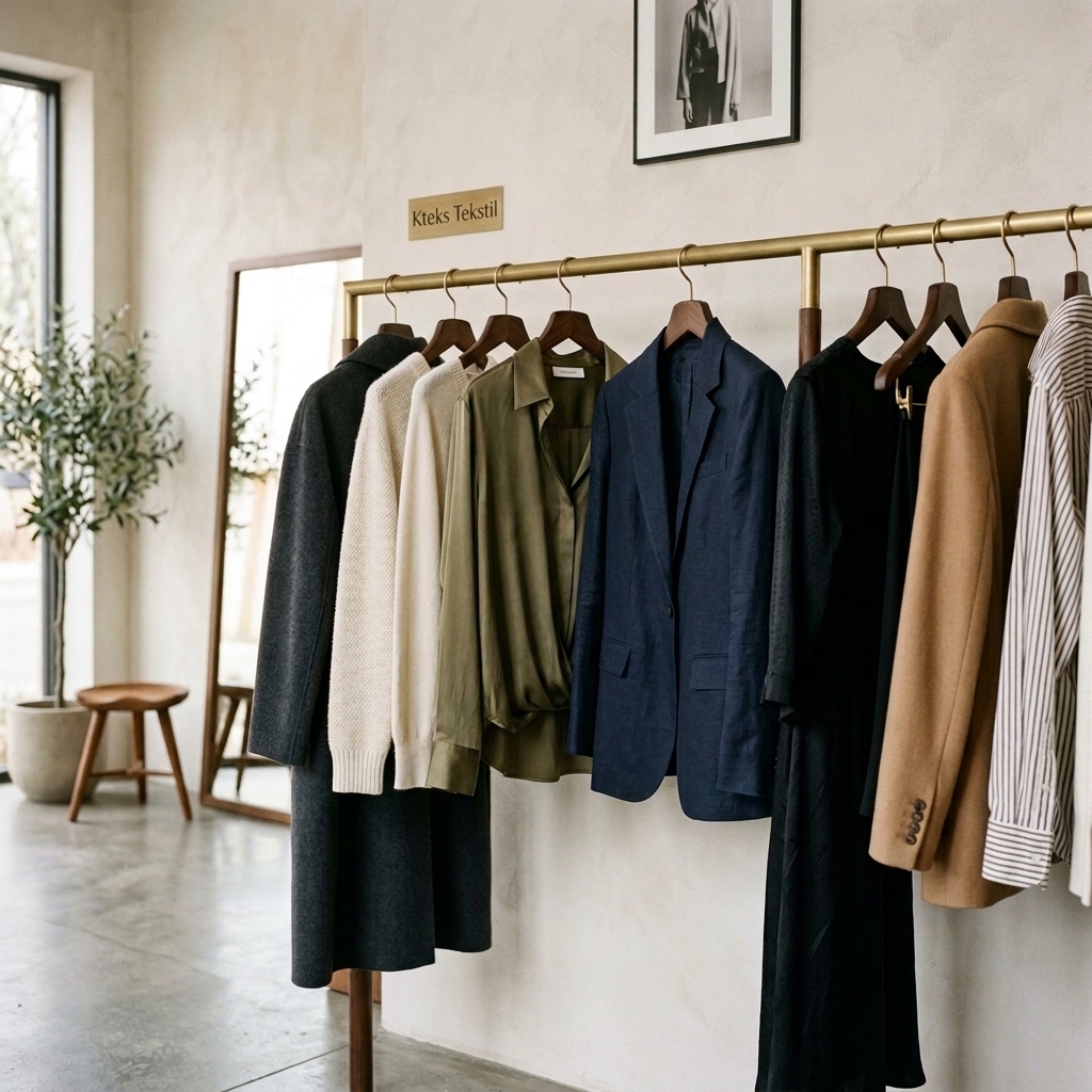 Finished Garments on Rack